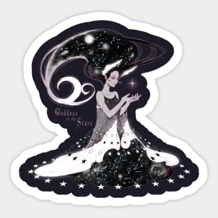 Goddess of the Stars Sticker